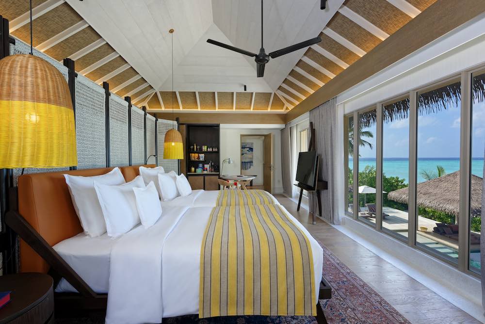 Two Bedroom Beachfront Pool Residence with Club Benefits at InterContinental Maldives Maamunagau Resort by IHG, view 2